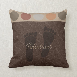 Podiatrist Nap Pillow Brown