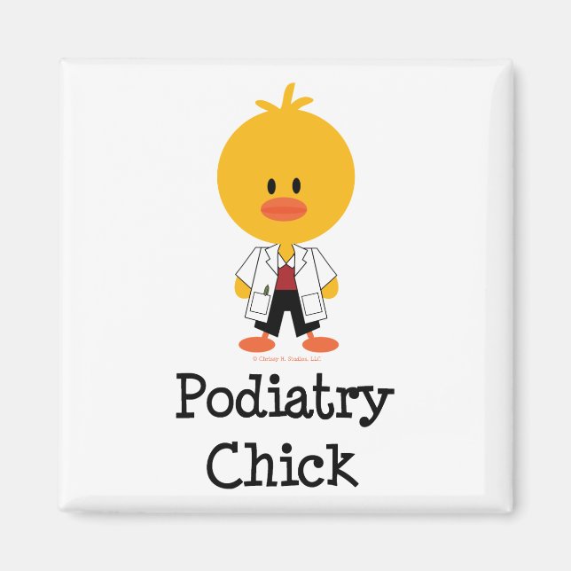 Podiatry Chick Magnet (Front)