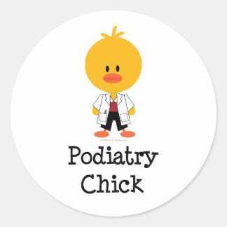 Podiatry Chick Stickers
