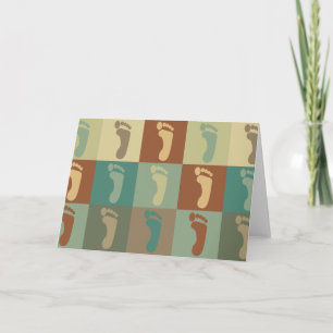 Podiatry Pop Art Card