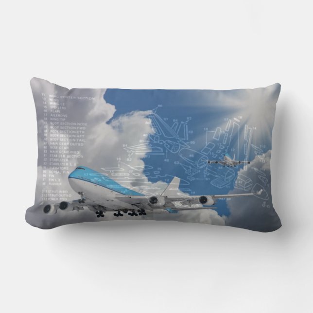podushka for aviators lumbar cushion (Front)