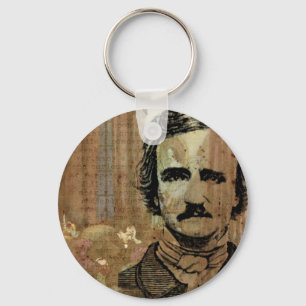 Poe Collage Key Ring