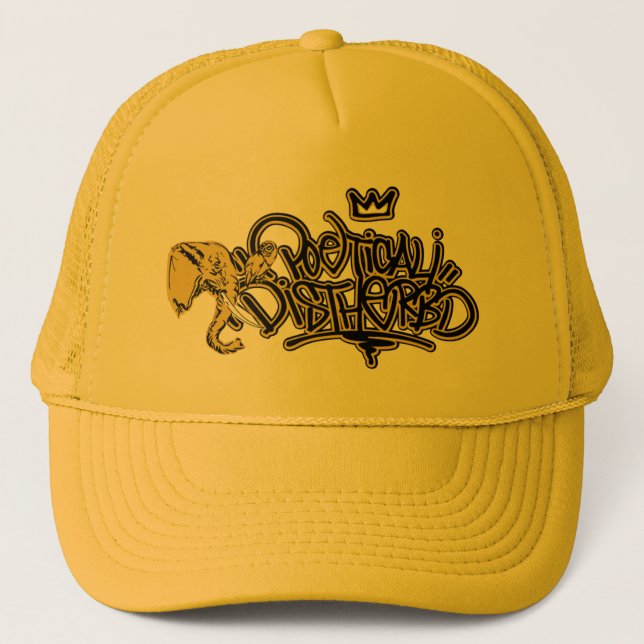 Poe Dis Yellow logo Hat (Front)