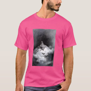 Poe Raven Illustration By Gustave Dore T-Shirt