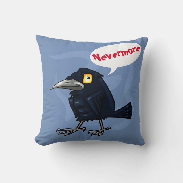 Poe’s Raven Cushion (Front)