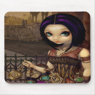 Poe - steampunk fairy Mousepad