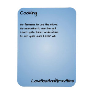 Poem Kitchen Magnet - Cooking