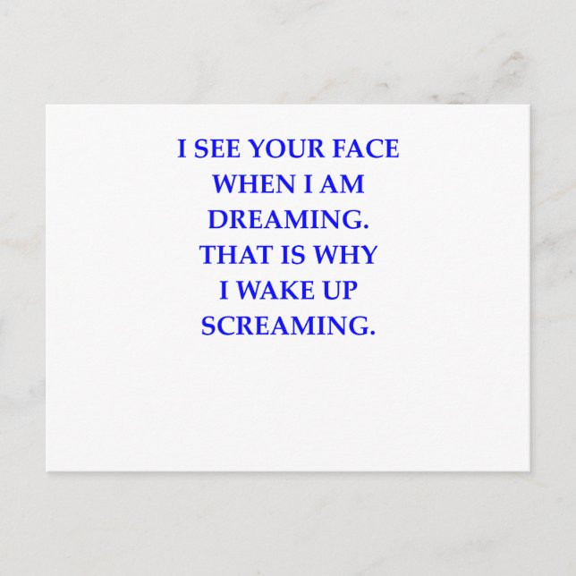 POEM POSTCARD (Front)