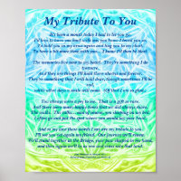 Poem: Tribute to a Deceased Pet YGB Poster Matte