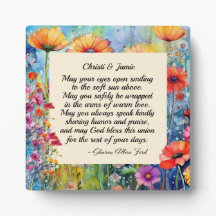 Poem Wedding / Engagement Plaque