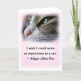 Poe's Cat Card