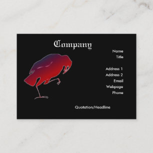 Poe's Raven Business Card