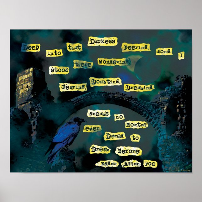 Poe's Raven Poster (Front)