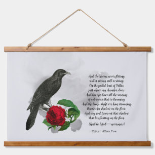 Poe's The Raven  Hanging Tapestry