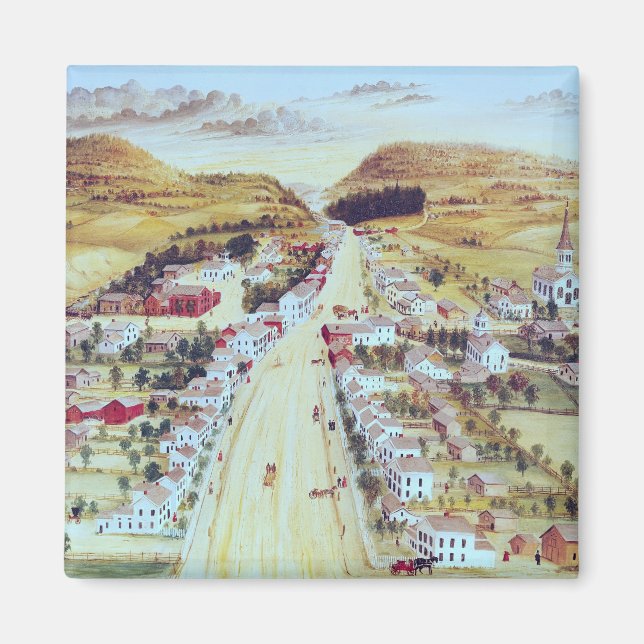 Poestenkill, New York, c.1855 Magnet (Front)