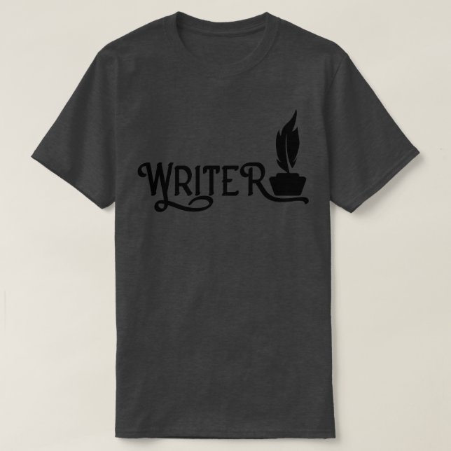 Poet Author Writing Writer T-Shirt (Design Front)