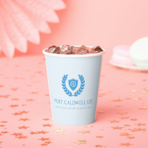 Poet Caldwell Lee Party Paper Cups