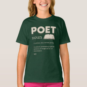 Poet Definition Funny Laureate Novelty T-Shirt