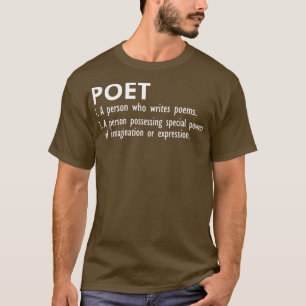 Poet Definition w T-Shirt