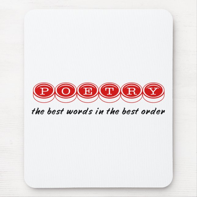 Poet Mouse Pad (Front)