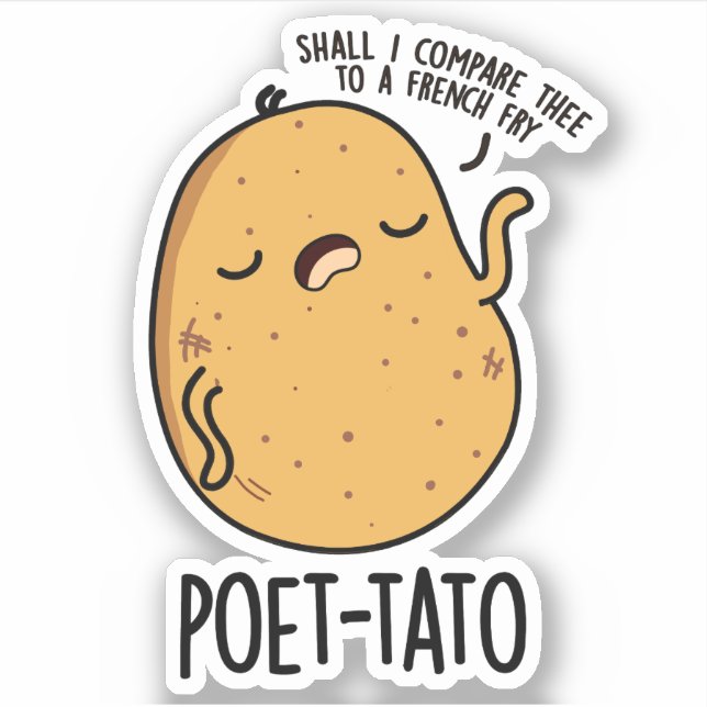 Poet-tato Funny Potato Pun  (Front)