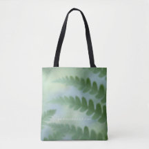 Poetic Earth Month - Meditative Fern Tote