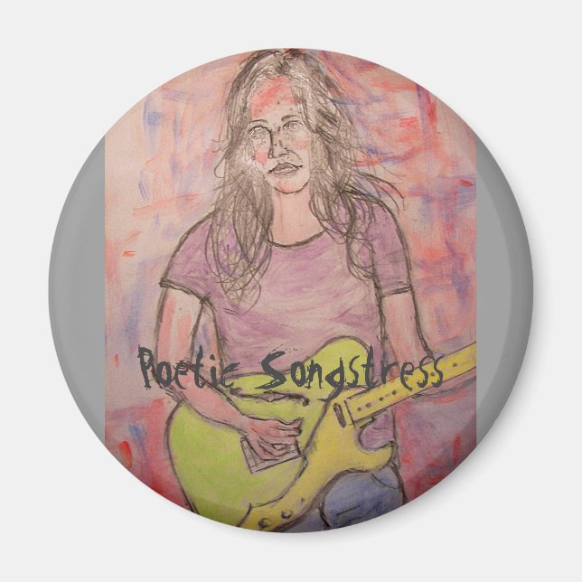 Poetic Songstress Magnet (Front)