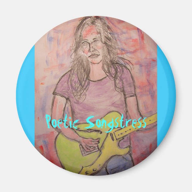 Poetic Songstress Magnet (Front)