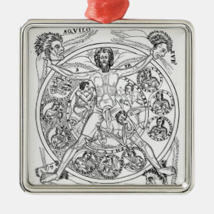 Poetry and Music Metal Tree Decoration