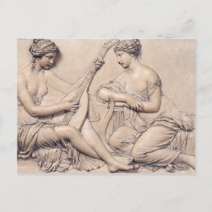 Poetry and Music Postcard