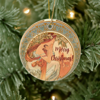 Poetry, Christmas Gift Ceramic Tree Decoration