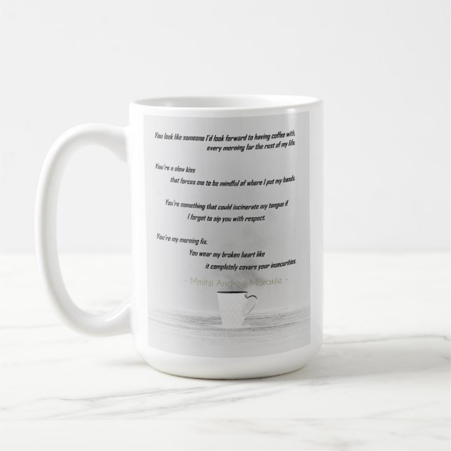 Poetry Coffee Mug (Left)