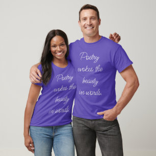 Poetry Evokes Basic Dark T-Shirt