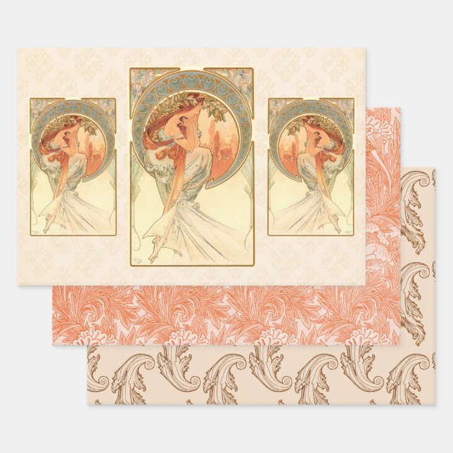 Poetry, Gift ideas Wrapping Paper Sheet (Set)