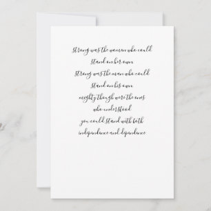 Poetry meets holiday card