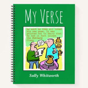 Poetry Notebook with Owner's Name