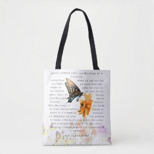 “Poetry Painted Softly”–ToteBag by H.G. Alexandre Tote Bag