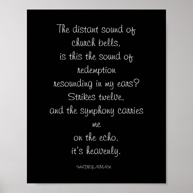 Poetry Poster (Front)