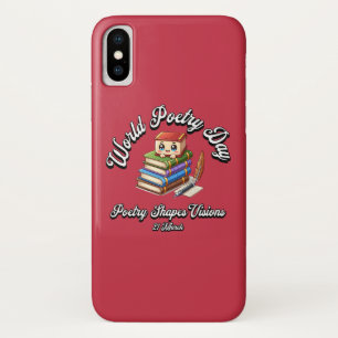 Poetry Shapes Visions. World Poetry Day Case-Mate iPhone Case