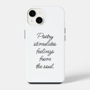 Poetry Stimulates iPhone Case