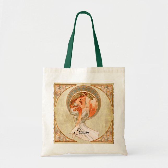 Poetry, Vintage Tote Bag (Front)
