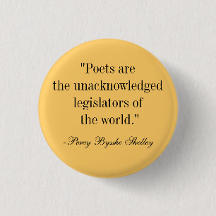 Poets 3 Cm Round Badge