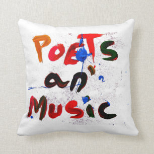 poets and music cushion