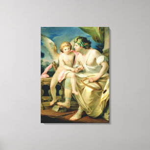 Poet's Inspiration, 1785 Canvas Print