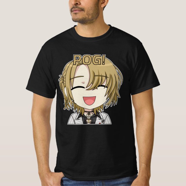 Pog! Chibi T-Shirt - Luca Kaneshiro Fanart (Front)