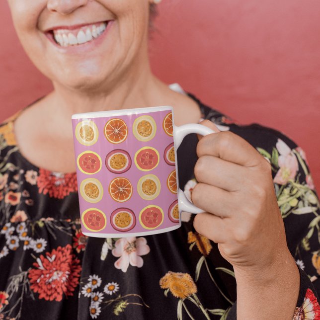 POG Hawaiian Tropical Fruit Passion Orange Guava Coffee Mug (Creator Uploaded)