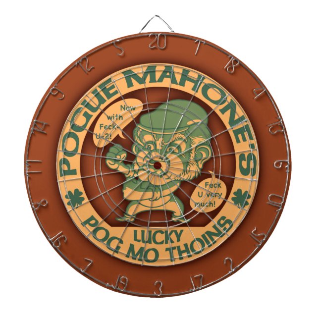 Pog Mo Boxer Dartboard (Front)