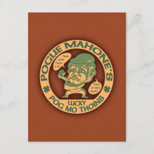 Pog Mo Boxer Postcard