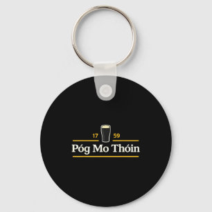 Póg mo thóin funny pog mo thoin irish st patricks key ring