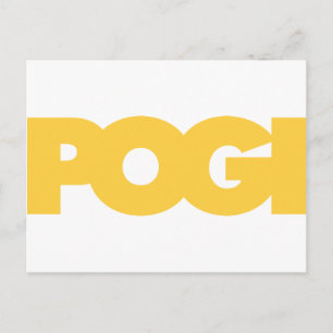 Pogi - Yellow Postcard
